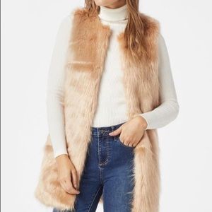 Faux Fur Long Vest
